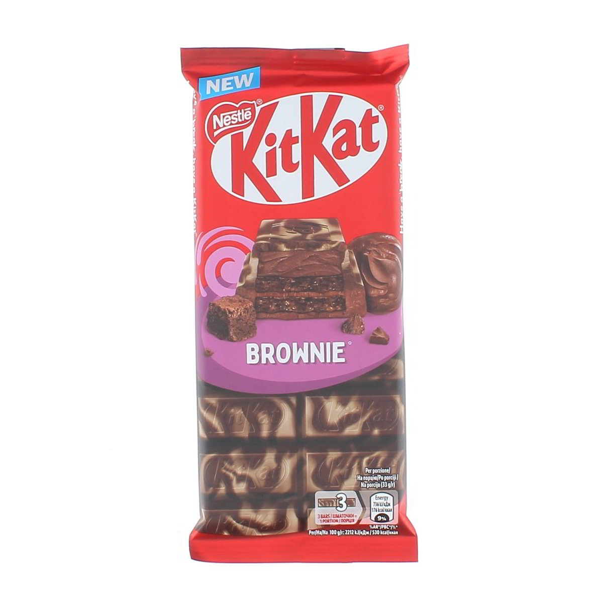 Kitkat Wafer Ricoperto Di Cioccolato Al Latte Fondente Con Ripieno Al Gusto Brownie 99 g