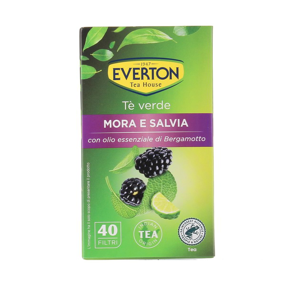 Everton TÈ VERDE MORA E SALVIA 40 filti 52 g — immagine 3