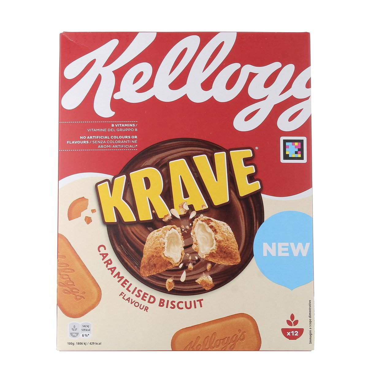 Kellogg'S Krave Caramelised Biscuit 375 g