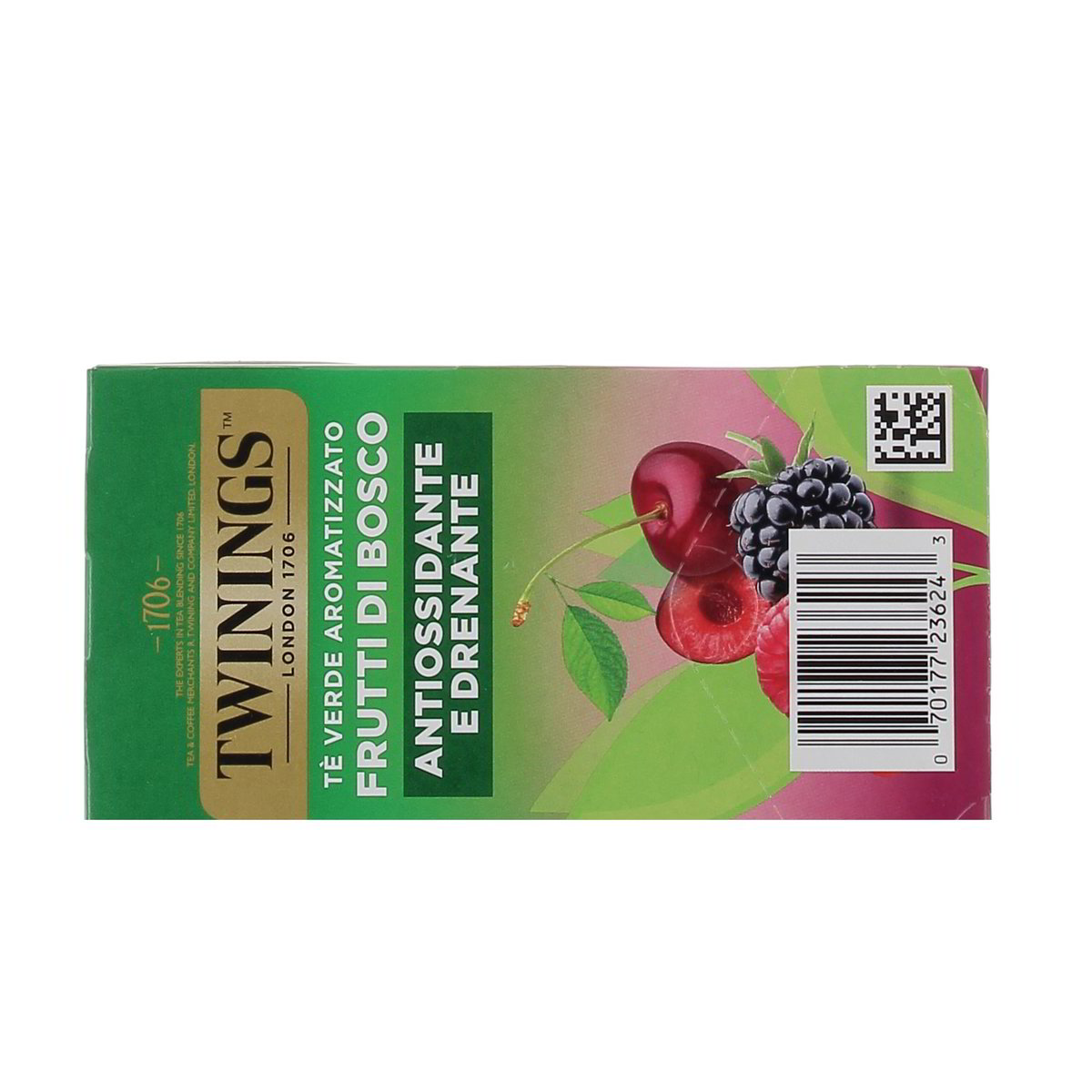 Twinings Tè Verde Aromatizzato Frutti Di Bosco Antiossidante E Drenante 30 g — immagine 3