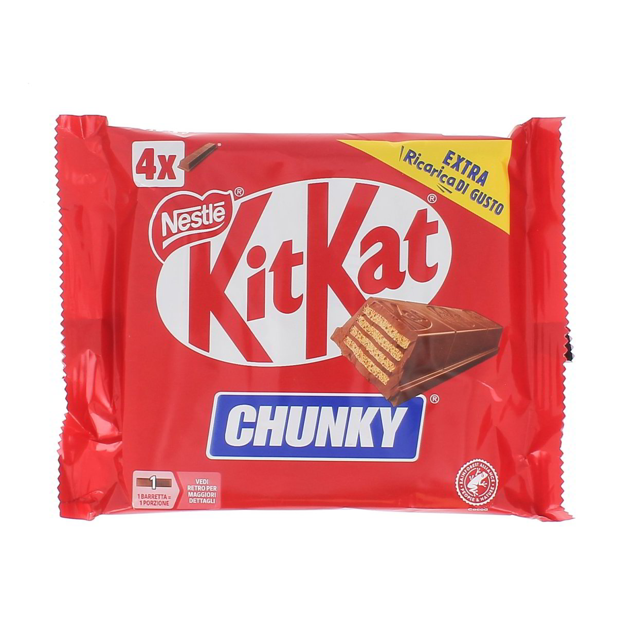 Kitkat CHUNKY WAFER RICOPERTO DI CIOCCOLATO AL LATTE x4 160 g