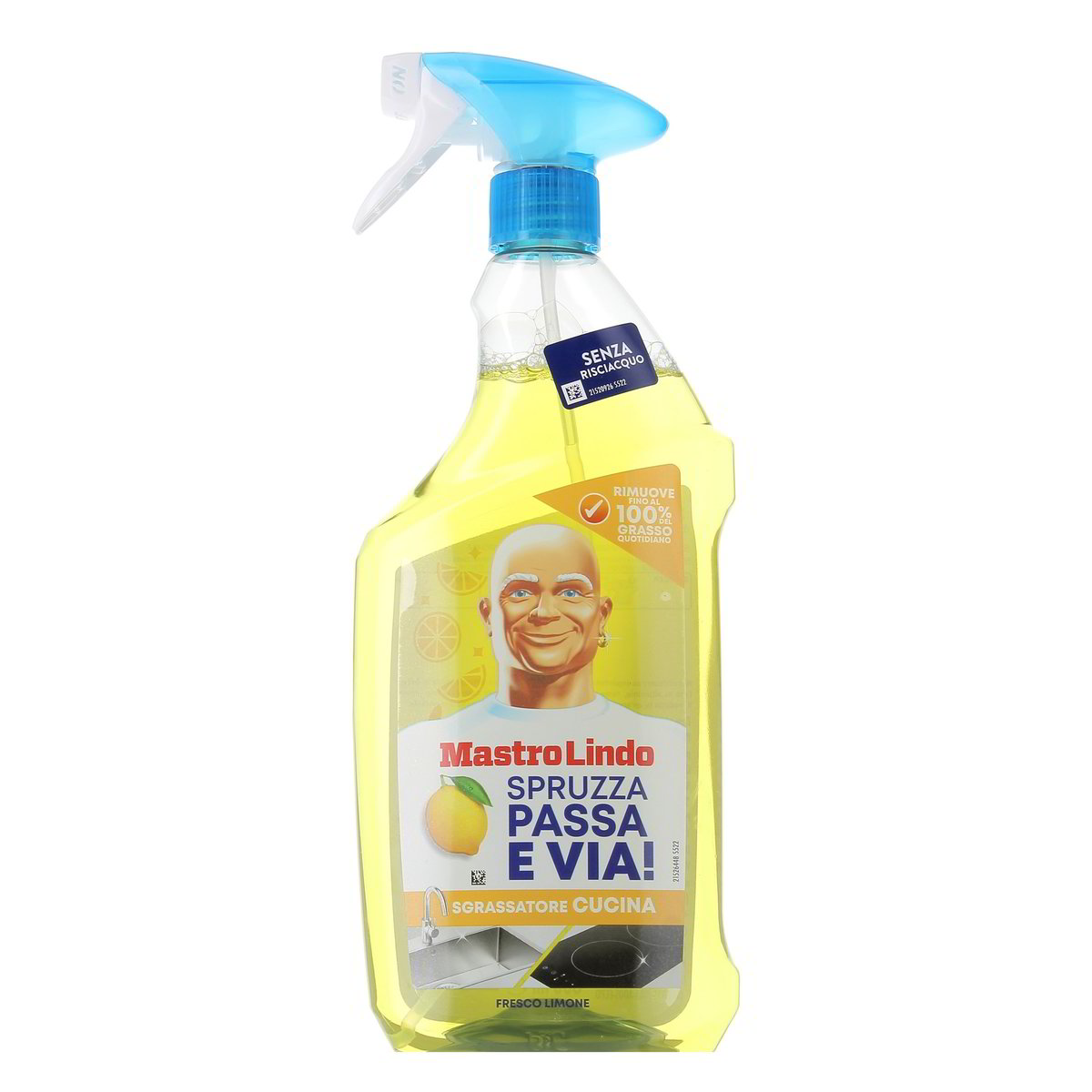 Mastro Lindo Sgrassatore Cucina Fresco Limone Senza Risciacquo 800 ml