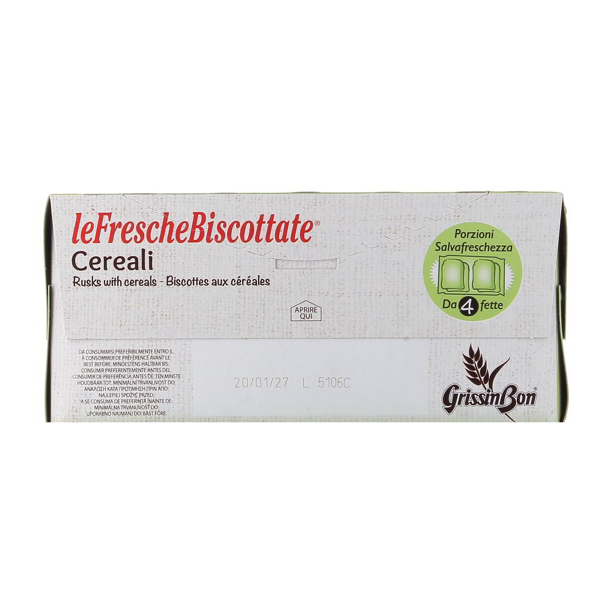 Grissin BON Le Fresche Biscottate Cereali 250 g — immagine 3