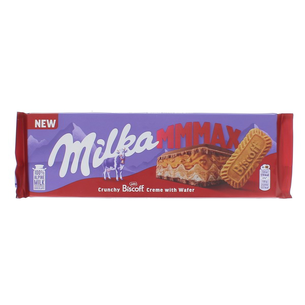 Milka Mmmax Crunchy Biscoff Creme Whit Wafer 275 g
