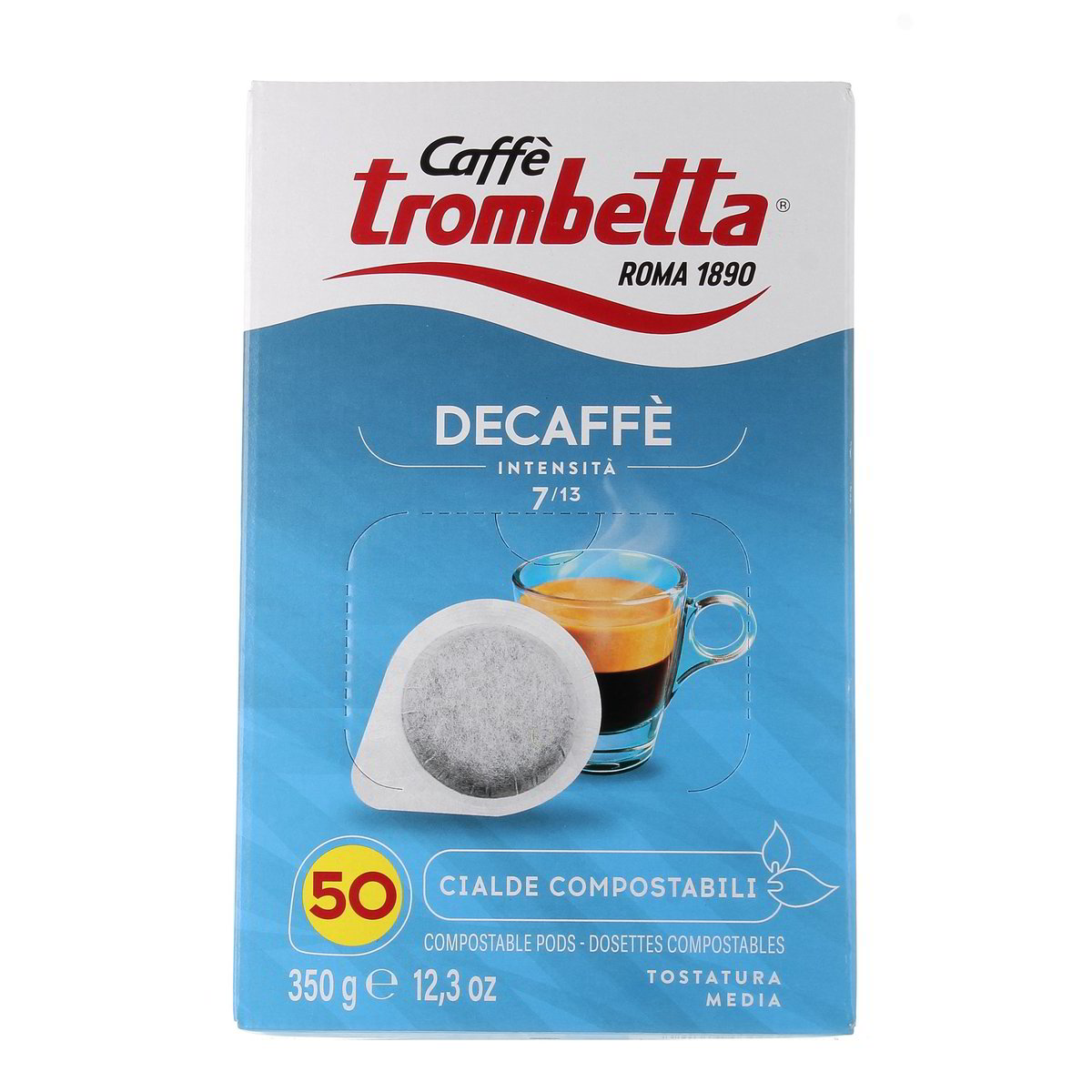 Caffe Trombetta Cialde Decaffè 50 pezzi - 350 g totali