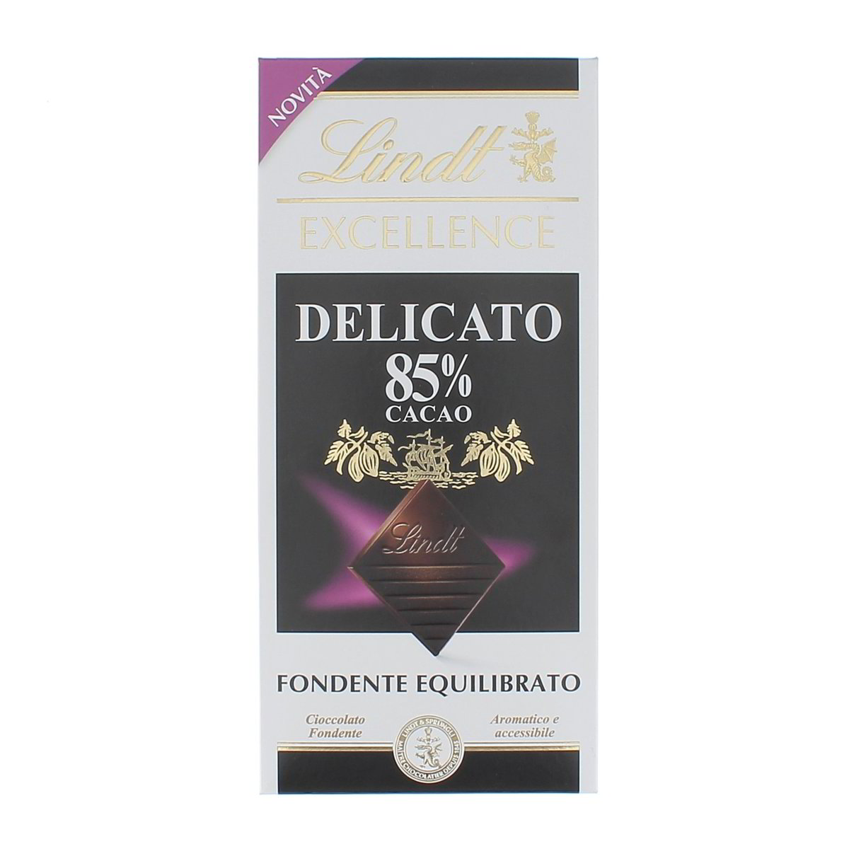 Lindt Excellence Tavoletta Di Cioccolato Fondente Equilibrato Delicato 85% Cacao 100 g