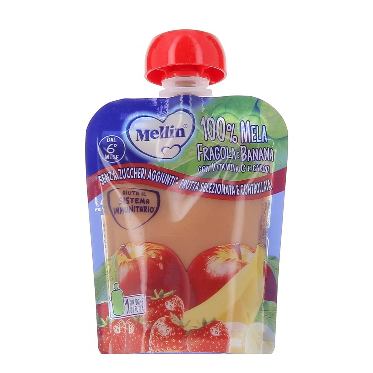Mellin Puree Mela Fragola E Banana 90 g