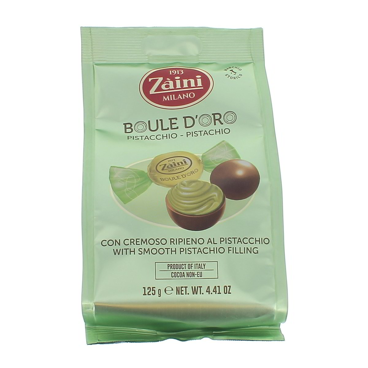 Zaini Praline Boule D'or Con Cremoso Ripieno Al Pistacchio 125 g