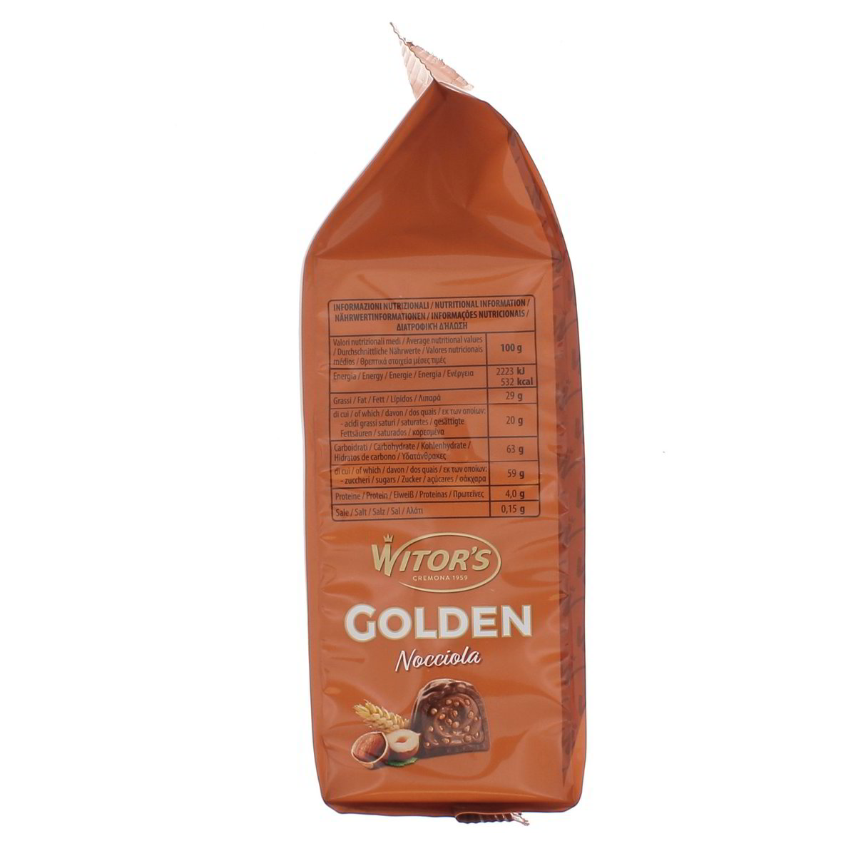 Witor'S Golden Cioccolato Al Latte Con Cereali Al Cacao 200 g — immagine 3